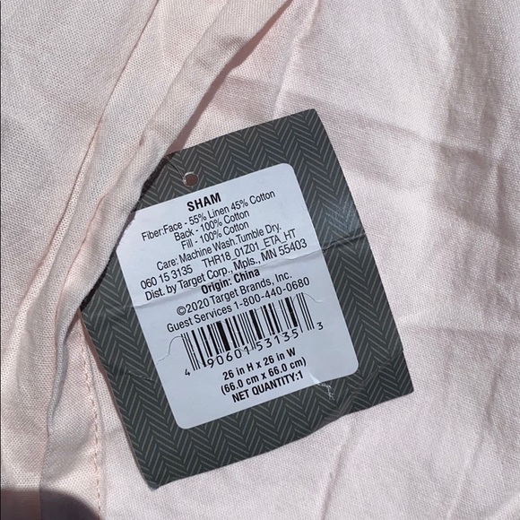 New Chambray Linen Cotton Blend Euro Shams - Picture 6 of 6